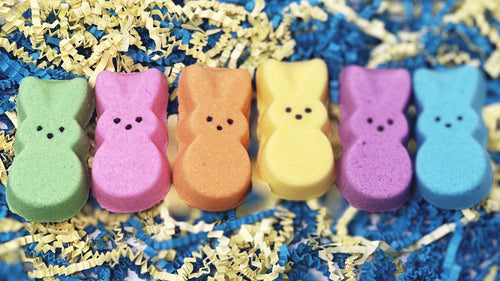 Peeps mini bath bombs