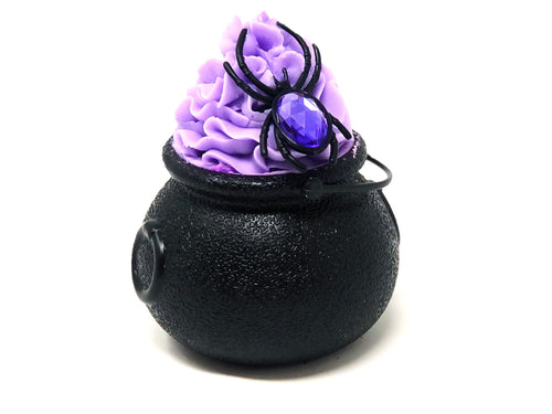 Cauldron with With Purple Spider