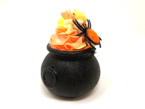 Candy Corn Cauldron with Bubble Bath